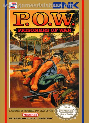 Cover P.O.W. - Prisoners of War for NES